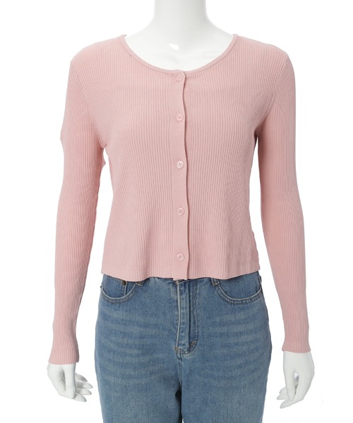 fifth（フィフス）の「リブキャミアンサンブルカーディガン（カーディガン/ボレロ・レディース・イエロー/ブラック/ピンク・M）」の20枚目の写真