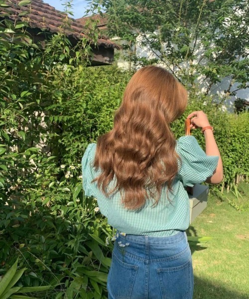 Chick(チック)の「ギンガムチェックパフスリーブ半袖トップス(シャツ/ブラウス・レディース・ブラック/グリーン・FREE)」の4枚目の写真