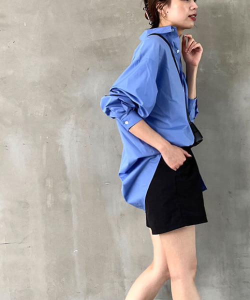 ISOOK（アイスー）の「長袖チュニック（チュニック・レディース・ブルー・FREE）」の8枚目の写真