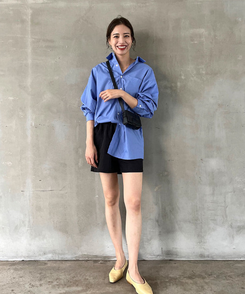 ISOOK（アイスー）の「長袖チュニック（チュニック・レディース・ブルー・FREE）」の4枚目の写真