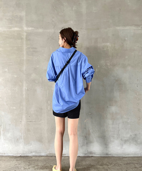 ISOOK（アイスー）の「長袖チュニック（チュニック・レディース・ブルー・FREE）」の9枚目の写真