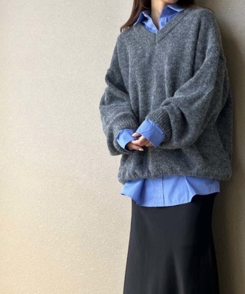 ISOOK（アイスー）の「長袖チュニック（チュニック・レディース・ブルー・FREE）」の6枚目の写真