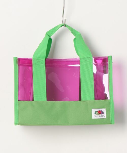 FRUIT OF THE LOOM(フルーツオブザルーム)の「【FRUIT OF THE LOOM/フルーツオブザルーム】COLOR POOL BAG A TYPE プール トート バッグ(トートバッグ・レディース・ブラック/ブルー/オレンジ/グリーン/ピンク系その他/ピンク・FREE)」の3枚目の写真