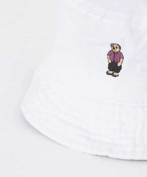 URBAN RESEARCH（アーバンリサーチ）の「『別注』ROSTER BEAR×URBAN RESEARCH iD　HAT（ハット・メンズ・ホワイト/ブラック・FREE）」の7枚目の写真