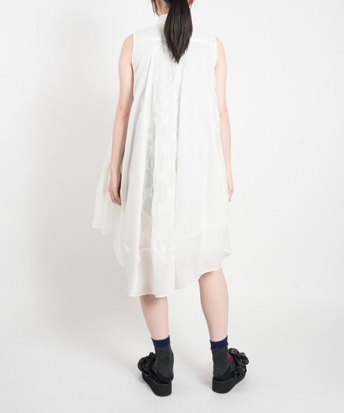 gomme ゴム アシンメトリ 長袖 ワンピース gomme ゴム アシンメトリ