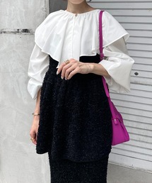 COLLAGE GALLARDAGALANTE | ツイードライクニットキャミ(キャミソール)