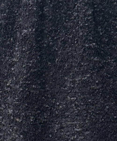 COLLAGE GALLARDAGALANTE（コラージュガリャルダガランテ）の「ツイードライクニットキャミ（キャミソール・レディース・ブラック/シルバー・FREE）」の21枚目の写真