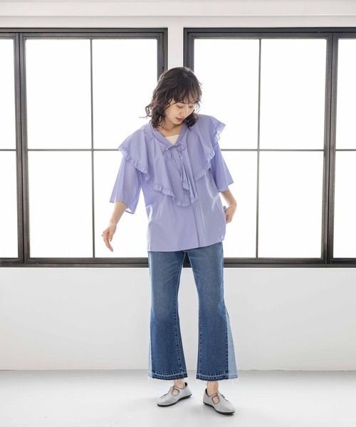 niko and...（ニコアンド）の「オリジナルTバーフラットシューズ（その他シューズ・レディース・ブラウン/ブラック/グレー・SMALL/MEDIUM/LARGE）」の17枚目の写真