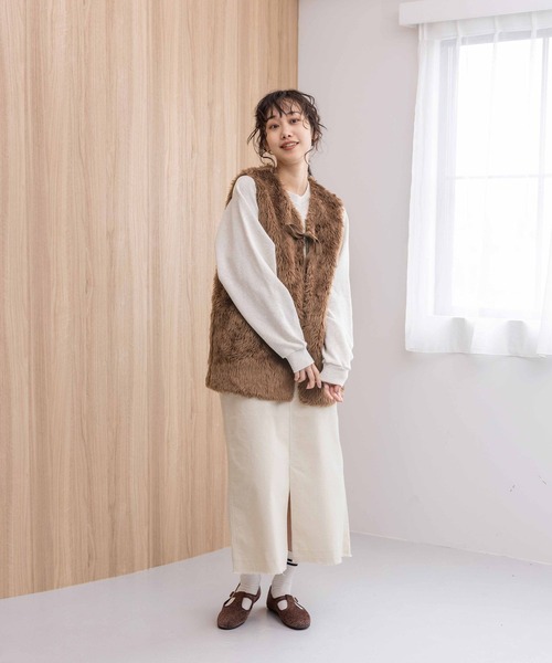 niko and...（ニコアンド）の「オリジナルTバーフラットシューズ（その他シューズ・レディース・ブラウン/ブラック/グレー・SMALL/MEDIUM/LARGE）」の21枚目の写真