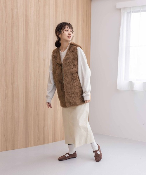 niko and...（ニコアンド）の「オリジナルTバーフラットシューズ（その他シューズ・レディース・ブラウン/ブラック/グレー・SMALL/MEDIUM/LARGE）」の15枚目の写真