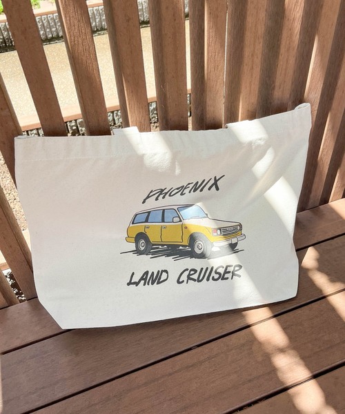 THE BAREFOOT(ベアフット)の「【 TOYOTA / トヨタ 】 ランクル トートバッグ TOTE BAG 2201TY03 ONI(トートバッグ・メンズ・ナチュラル/キャメル・FREE)」の10枚目の写真