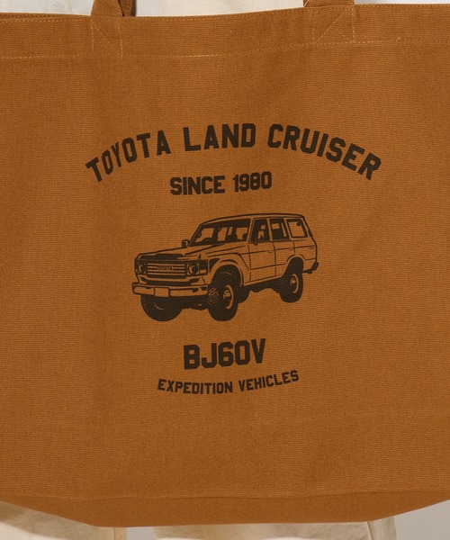 THE BAREFOOT(ベアフット)の「【 TOYOTA / トヨタ 】 ランクル トートバッグ TOTE BAG 2201TY03 ONI(トートバッグ・メンズ・ナチュラル/キャメル・FREE)」の3枚目の写真