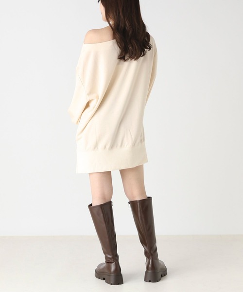 Heather(ヘザー)の「ドロップショルダープルオーバー 969515(Tシャツ/カットソー・レディース・グレー/アイボリー/ブラック・FREE)」の8枚目の写真
