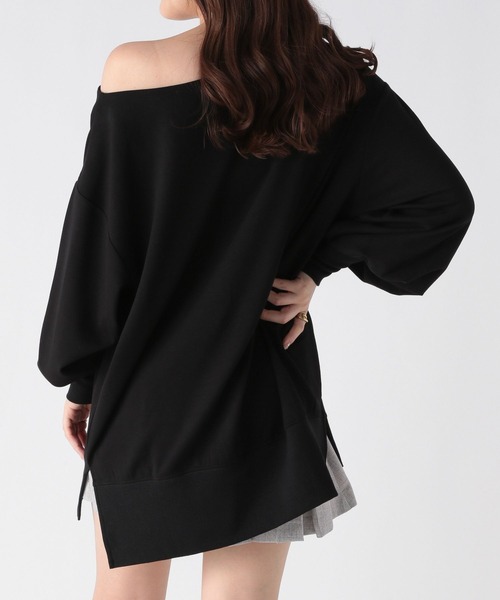 Heather(ヘザー)の「ドロップショルダープルオーバー 969515(Tシャツ/カットソー・レディース・グレー/アイボリー/ブラック・FREE)」の15枚目の写真