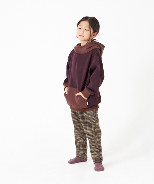 MAKE YOUR DAY（メイクユアデイ）の「チェックとドットのジャガードテーパードパンツ■80～140cm（その他パンツ・キッズ・ブラウン/グレー/ブラック・110/120/130/140/90/100/80）」の22枚目の写真