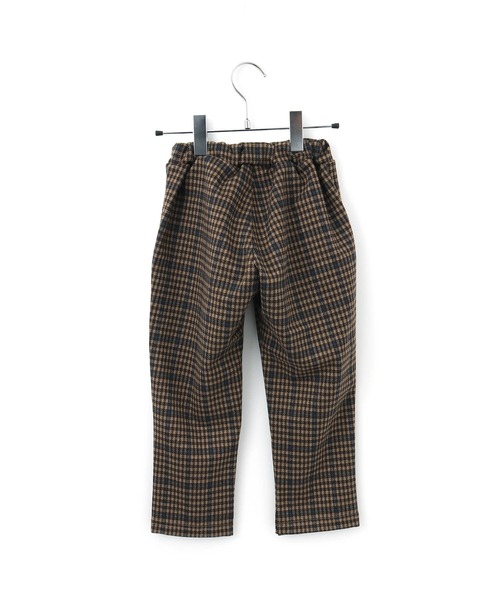 MAKE YOUR DAY（メイクユアデイ）の「チェックとドットのジャガードテーパードパンツ■80～140cm（その他パンツ・キッズ・ブラウン/グレー/ブラック・110/120/130/140/90/100/80）」の10枚目の写真