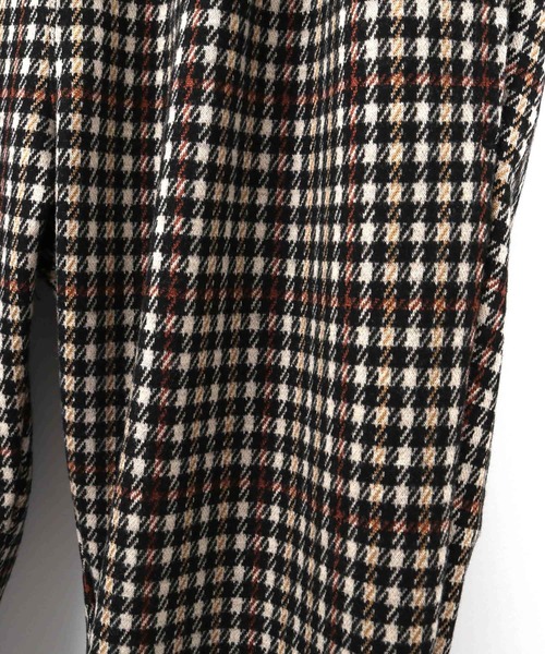 MAKE YOUR DAY（メイクユアデイ）の「チェックとドットのジャガードテーパードパンツ■80～140cm（その他パンツ・キッズ・ブラウン/グレー/ブラック・110/120/130/140/90/100/80）」の12枚目の写真