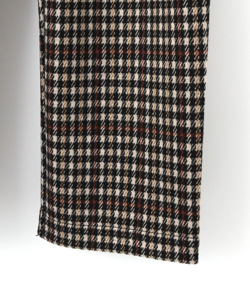 MAKE YOUR DAY（メイクユアデイ）の「チェックとドットのジャガードテーパードパンツ■80～140cm（その他パンツ・キッズ・ブラウン/グレー/ブラック・110/120/130/140/90/100/80）」の13枚目の写真