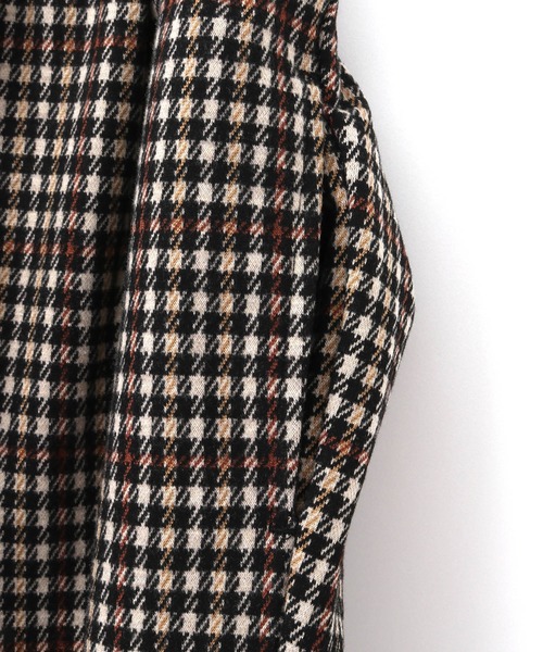 MAKE YOUR DAY（メイクユアデイ）の「チェックとドットのジャガードテーパードパンツ■80～140cm（その他パンツ・キッズ・ブラウン/グレー/ブラック・110/120/130/140/90/100/80）」の14枚目の写真