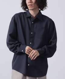 Thick long sleeve loose fit shirt / とろみ長袖ルーズフィットシャツ unisex