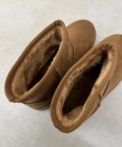 CIAOPANIC（チャオパニック）の「厚底ムートンブーツ（ブーツ・レディース・グレー/ブラック/ブラウン・LARGE/SMALL/X-LARGE/MEDIUM）」の22枚目の写真