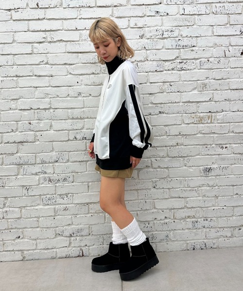 CIAOPANIC（チャオパニック）の「厚底ムートンブーツ（ブーツ・レディース・グレー/ブラック/ブラウン・LARGE/SMALL/X-LARGE/MEDIUM）」の7枚目の写真