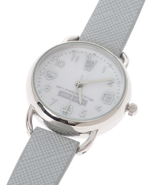 PINK-latte（ピンクラテ）の「◆メタルループウォッチ（アナログ腕時計・キッズ・ライトブルー/ピンク系/ライトグリーン・00）」の5枚目の写真