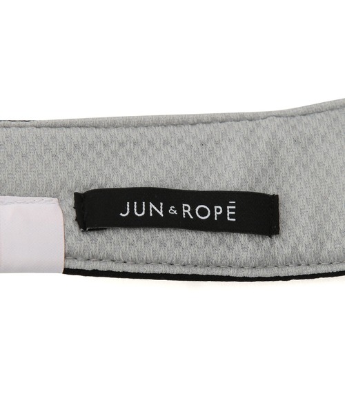 JUN&ROPE'(ジュンアンドロペ)の「シルバーロゴ ツイルバイザー(サンバイザー・レディース・ネイビー/ブラック/グリーン/ベージュ/ホワイト・FREE)」の15枚目の写真