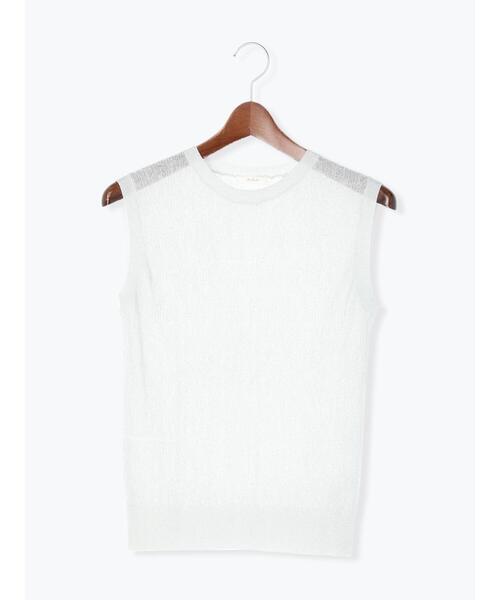 Te chichi（テチチ）の「ラメノースリーブニット（ニット/セーター・レディース・シルバー/ゴールド・F）」の11枚目の写真