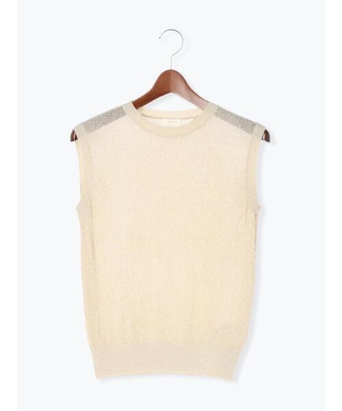 Te chichi（テチチ）の「ラメノースリーブニット（ニット/セーター・レディース・シルバー/ゴールド・F）」の12枚目の写真