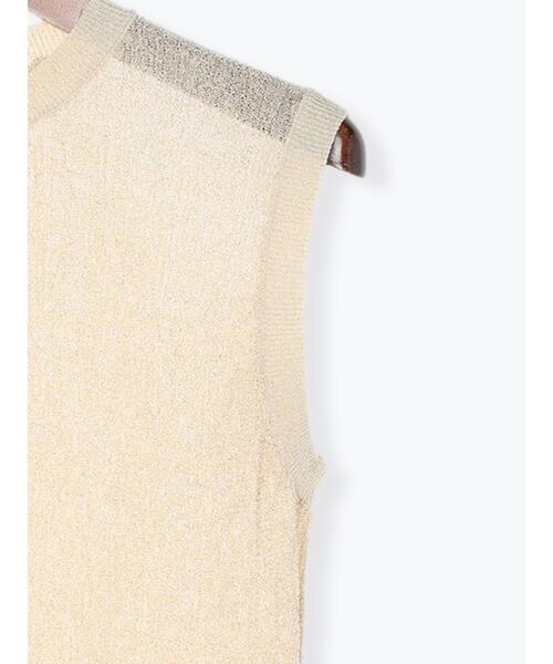 Te chichi（テチチ）の「ラメノースリーブニット（ニット/セーター・レディース・シルバー/ゴールド・F）」の15枚目の写真