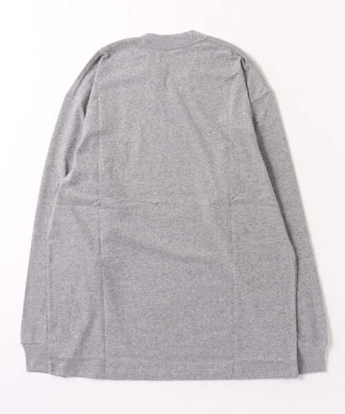 THE NORTH FACE(ザノースフェイス)の「ザ ノース フェイス THE NORTH FACE L/S Square Logo Tee_ロングスリーブスクエアロゴティー(Tシャツ/カットソー・メンズ・ブラック/グレー/ホワイト・2XL/S/M/SS/XL/L)」の4枚目の写真
