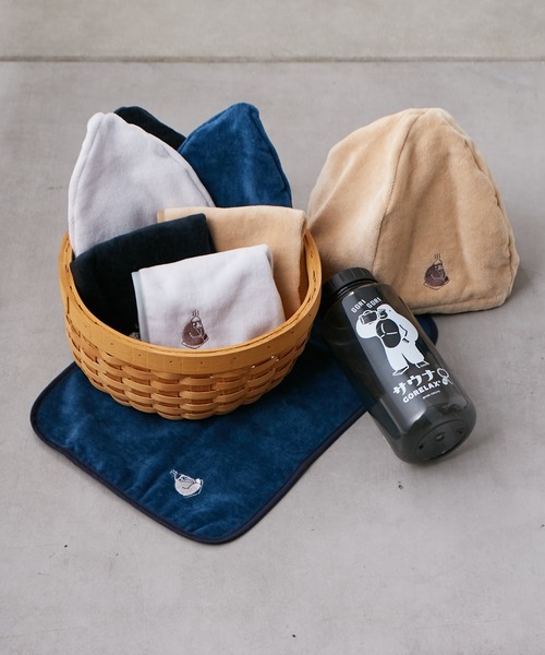 BIRTHDAY BAR(バースデイバー)の「ゴリラックス サウナマットタオル(アウトドアグッズ・メンズ・ブラック・フリー)」の2枚目の写真