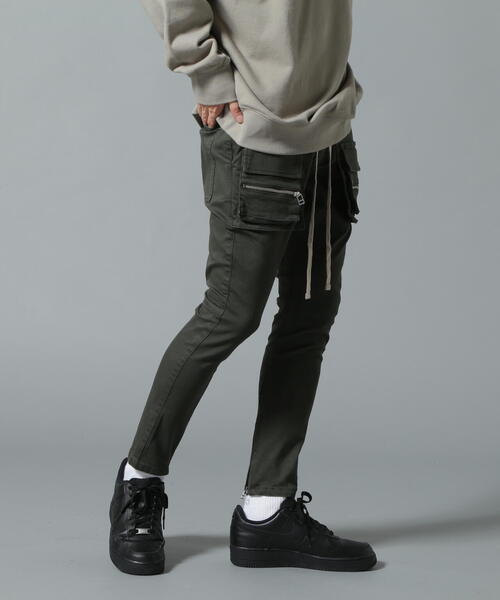DANKE SCHON（ダンケシェーン）の「【WEB&DEPOT限定】DankeSchon/ダンケシェーン/STRETCH TWILL FLAP POCKET PANTS（その他パンツ・レディース・ブラック/カーキ・MEDIUM/X-LARGE/LARGE/SMALL）」の17枚目の写真