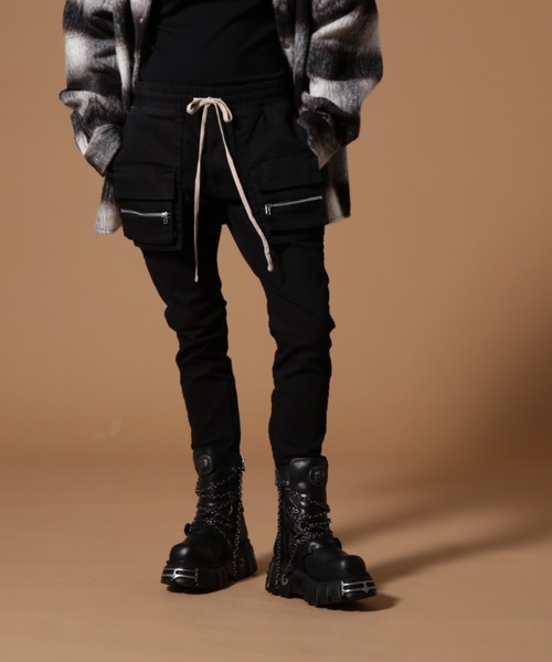 DankeSchonダンケシェーン　パンツ WEB&DEPOT限定】DankeSchon/ダンケシェーン/STRETCH TWILL OUT ZIP