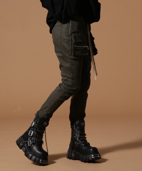 WEB&DEPOT限定】DankeSchon/ダンケシェーン/STRETCH TWILL FLAP POCKET