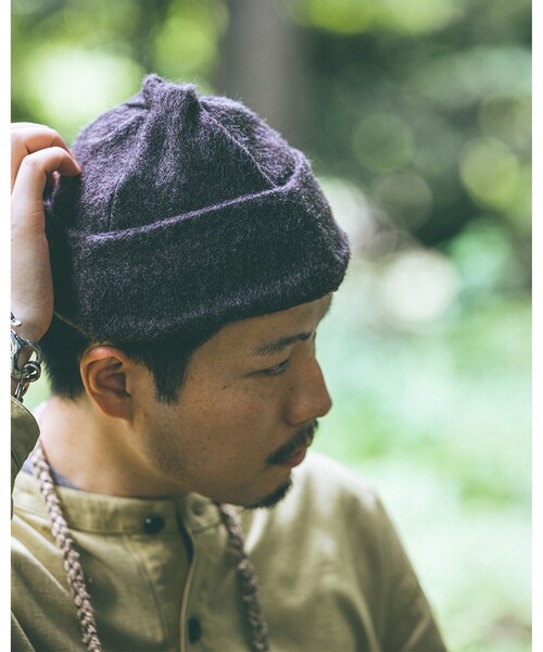 TATAMIZE / TWIST CAP BROWN WOOL キャップ
