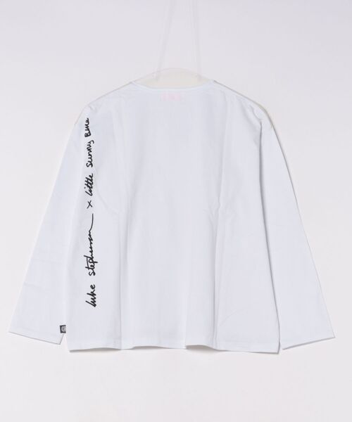 Little sunny bite(リトルサニーバイト)の「【8】【Little sunny bite 】luke stephenson x little sunny bite Ice cream long tee(Tシャツ/カットソー・レディース・ベージュ/ホワイト・SMALL)」の3枚目の写真