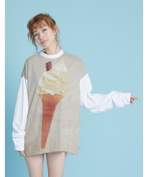 Little sunny bite | 【8】【Little sunny bite 】luke stephenson x little sunny bite Ice cream long tee(Tシャツ/カットソー)