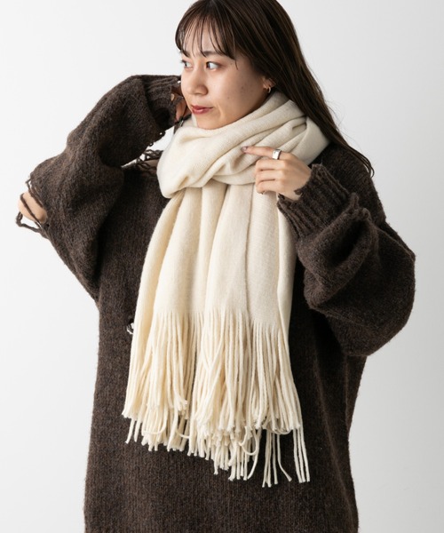 COLONY 2139（コロニートゥーワンスリーナイン）の「ラッセルストール（ストール/ショール・レディース・イエロー/ブラック/ホワイト・FREE）」の11枚目の写真