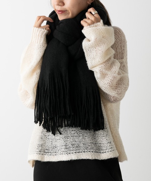 COLONY 2139（コロニートゥーワンスリーナイン）の「ラッセルストール（ストール/ショール・レディース・イエロー/ブラック/ホワイト・FREE）」の16枚目の写真