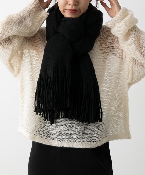 COLONY 2139（コロニートゥーワンスリーナイン）の「ラッセルストール（ストール/ショール・レディース・イエロー/ブラック/ホワイト・FREE）」の17枚目の写真