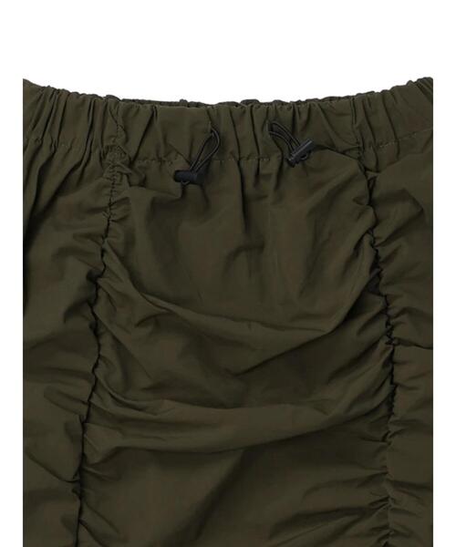 RAY CASSIN FAVORI（レイカズンフェバリ）の「・RAY　CASSIN　フロントギャザーナロースカート（スカート・レディース・ブラック/カーキ・FREE）」の20枚目の写真