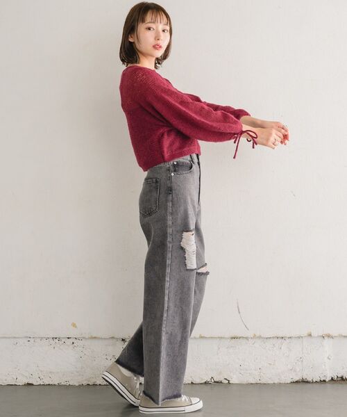 RETRO GIRL(レトロガール)の「アソートストレートデニムPT(デニムパンツ・レディース・ブルー系その他/ブラック系その他/ダークブルー/ブルー系その他5・FREE)」の6枚目の写真