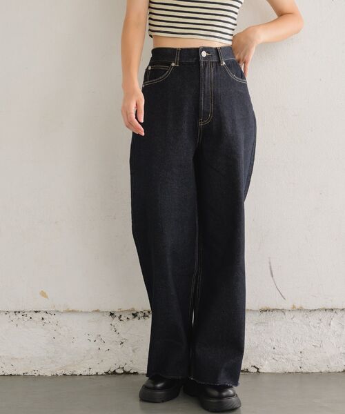 RETRO GIRL(レトロガール)の「アソートストレートデニムPT(デニムパンツ・レディース・ブルー系その他/ブラック系その他/ダークブルー/ブルー系その他5・FREE)」の18枚目の写真