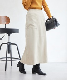 Chez toi | マットコーデュロイナロースカート(スカート)