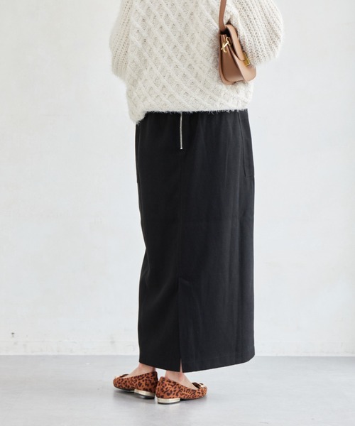 Chez toi（シェトワ）の「マットコーデュロイナロースカート（スカート・レディース・ブラック/キャメル/アイボリー・FREE）」の22枚目の写真