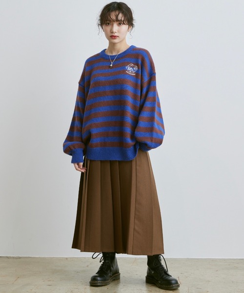 Remember.（リメンバー）の「crew neck border knit / クルーネック
