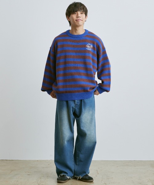 Remember.（リメンバー）の「crew neck border knit / クルーネック