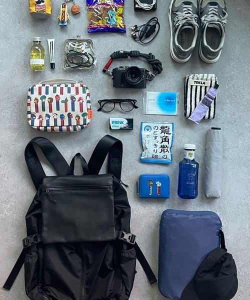 BURLAP OUTFITTER×ear】撥水レザーコンビライトリュック（バック